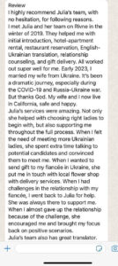 Andrew from USA married Oksana from Ukraine, January 2023 💕